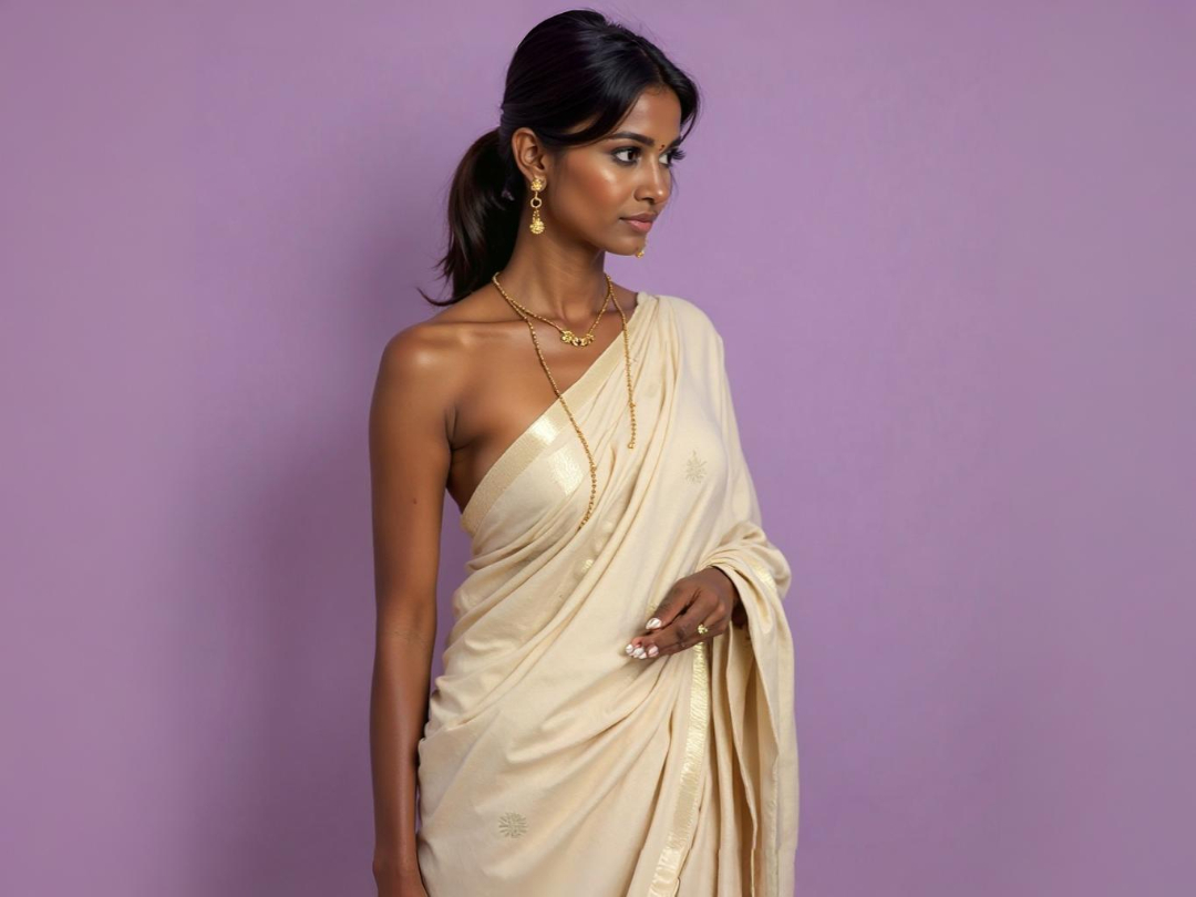 modern minimalist saree2